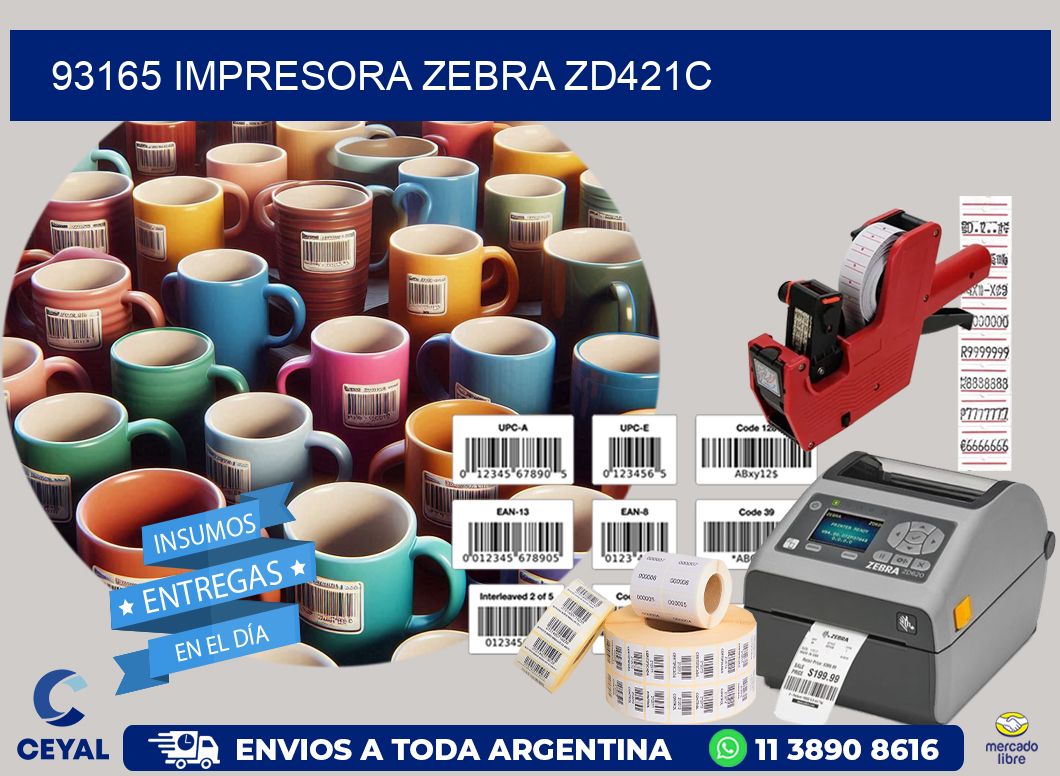 93165 Impresora Zebra zd421c