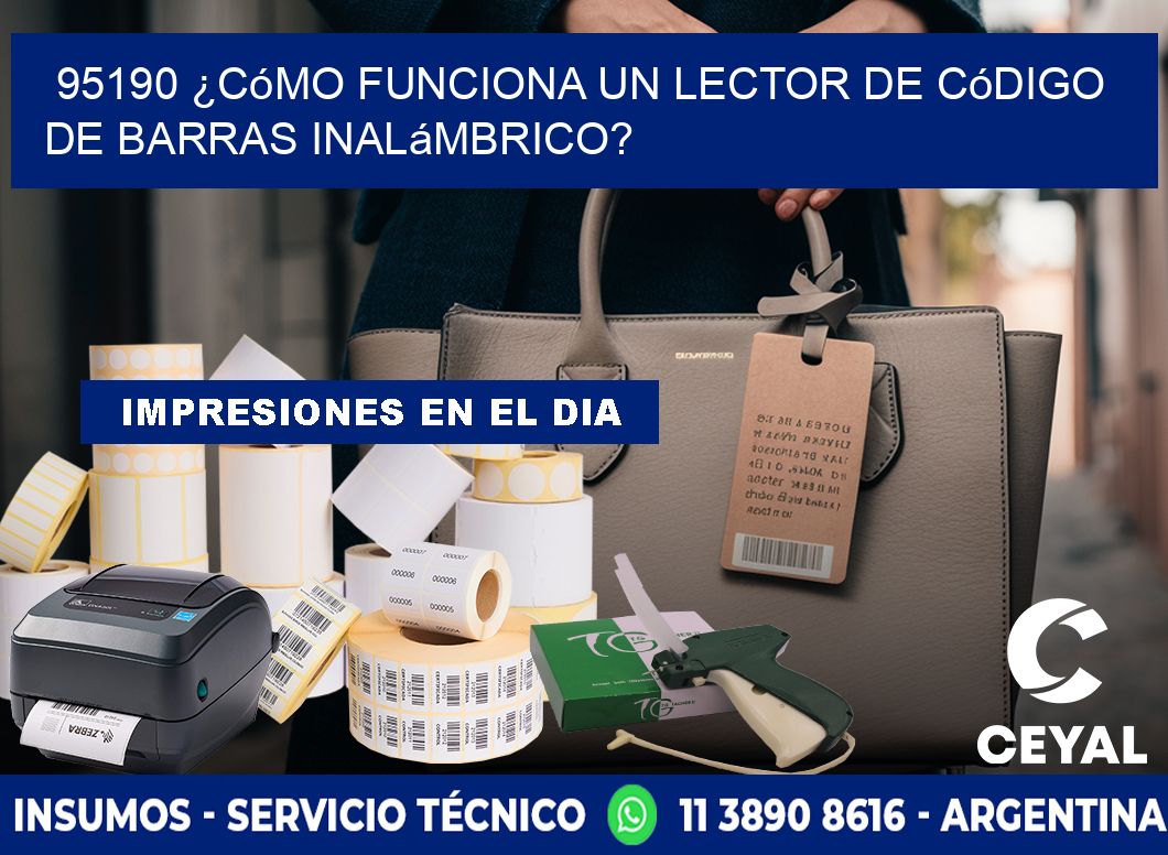 95190 ¿Cómo funciona un lector de código de barras inalámbrico?