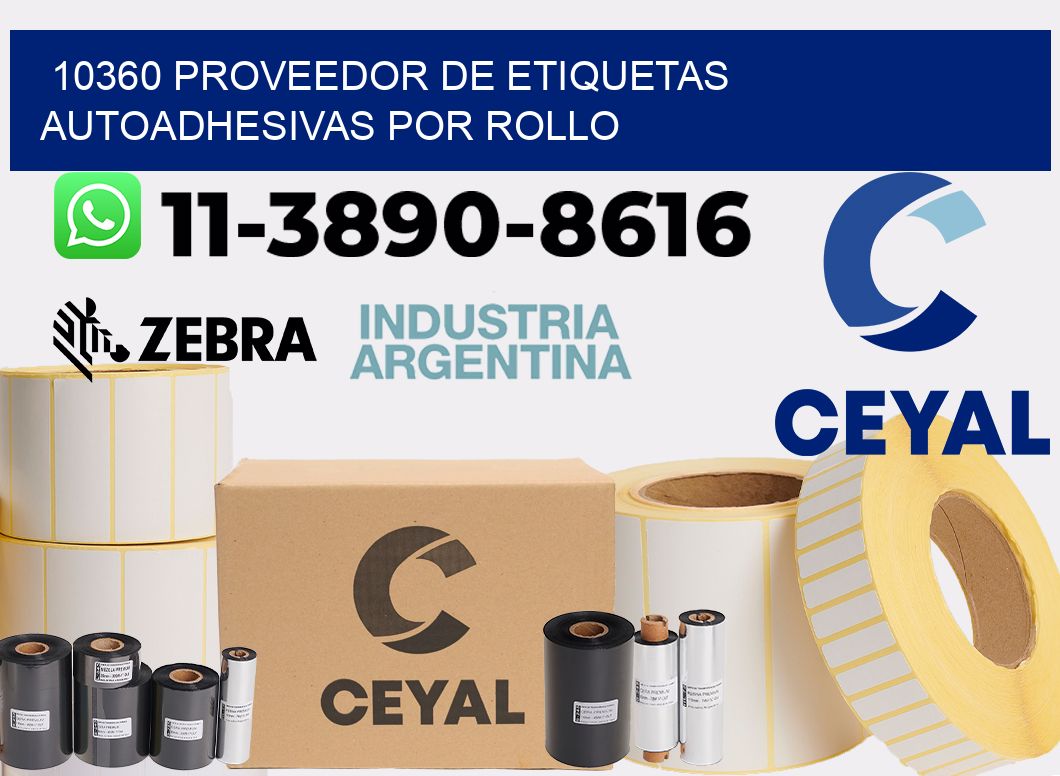 10360 proveedor de etiquetas autoadhesivas por rollo