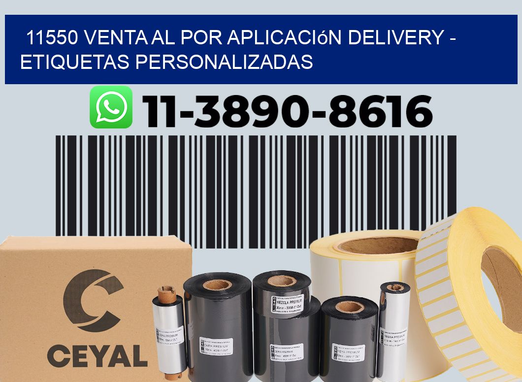 11550 Venta al Por Aplicación delivery - Etiquetas Personalizadas