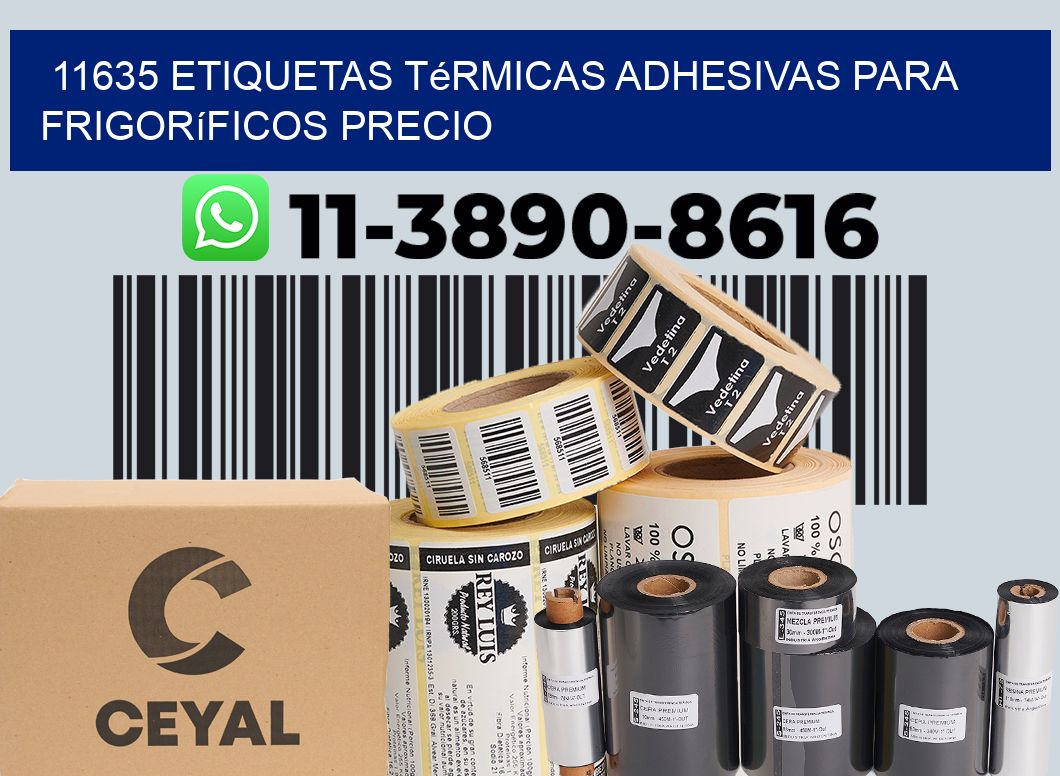 11635 etiquetas térmicas adhesivas para frigoríficos precio