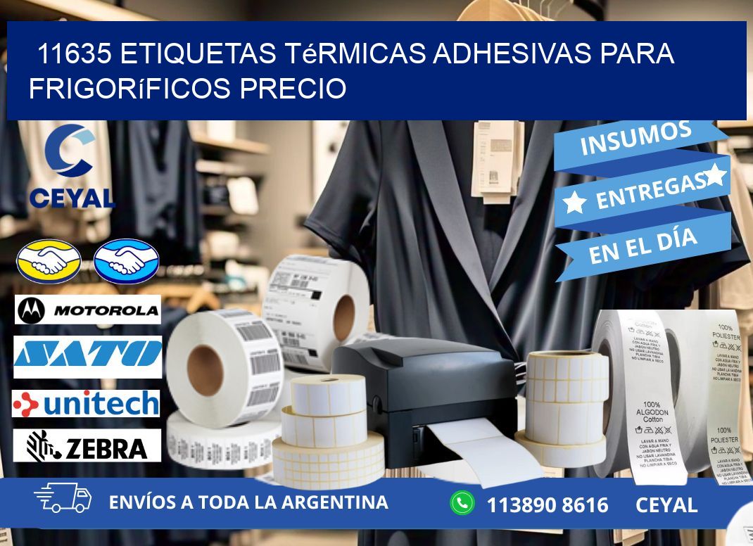 11635 etiquetas térmicas adhesivas para frigoríficos precio