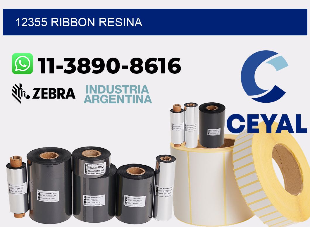 12355 ribbon resina