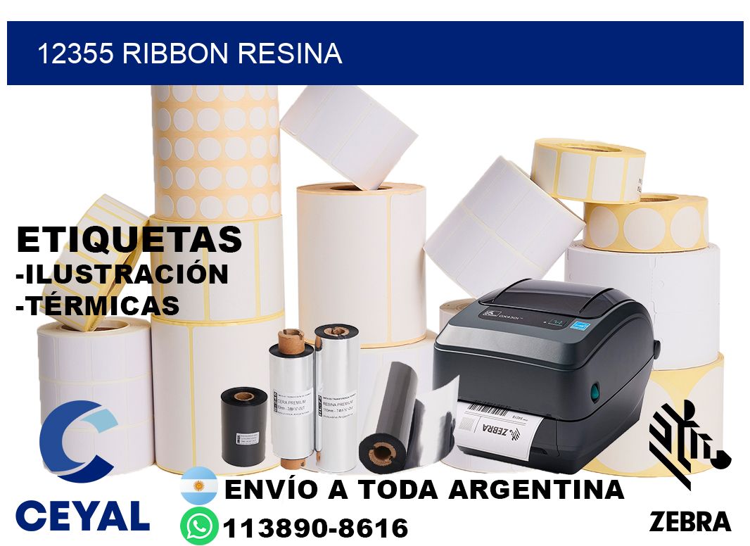 12355 ribbon resina