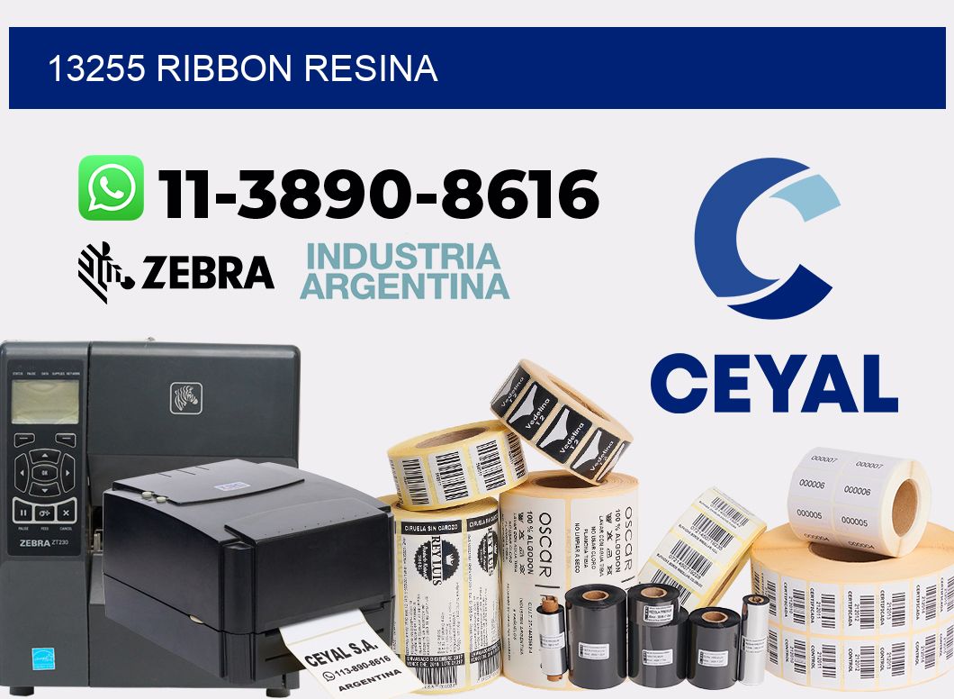 13255 ribbon resina