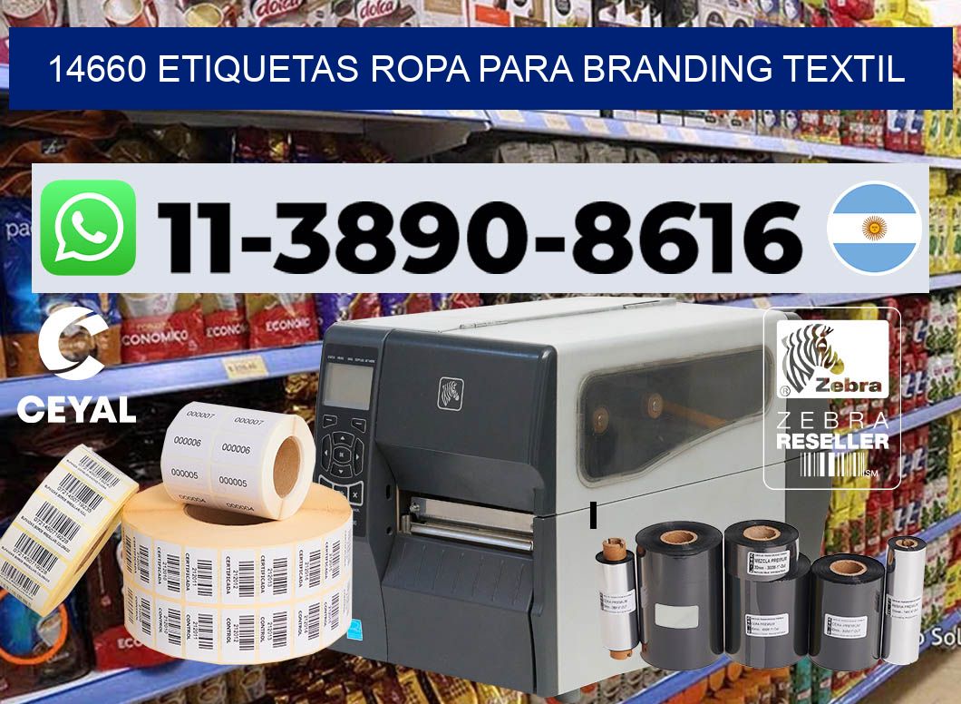 14660 Etiquetas ropa para branding textil