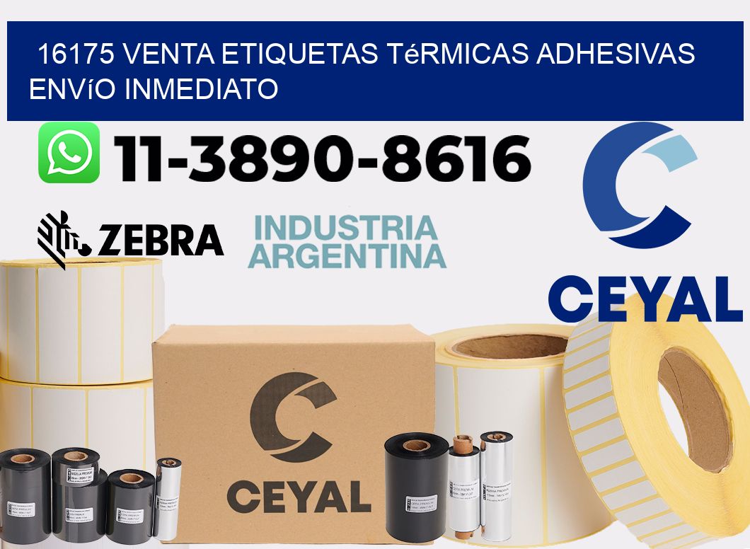 16175 venta etiquetas térmicas adhesivas envío inmediato