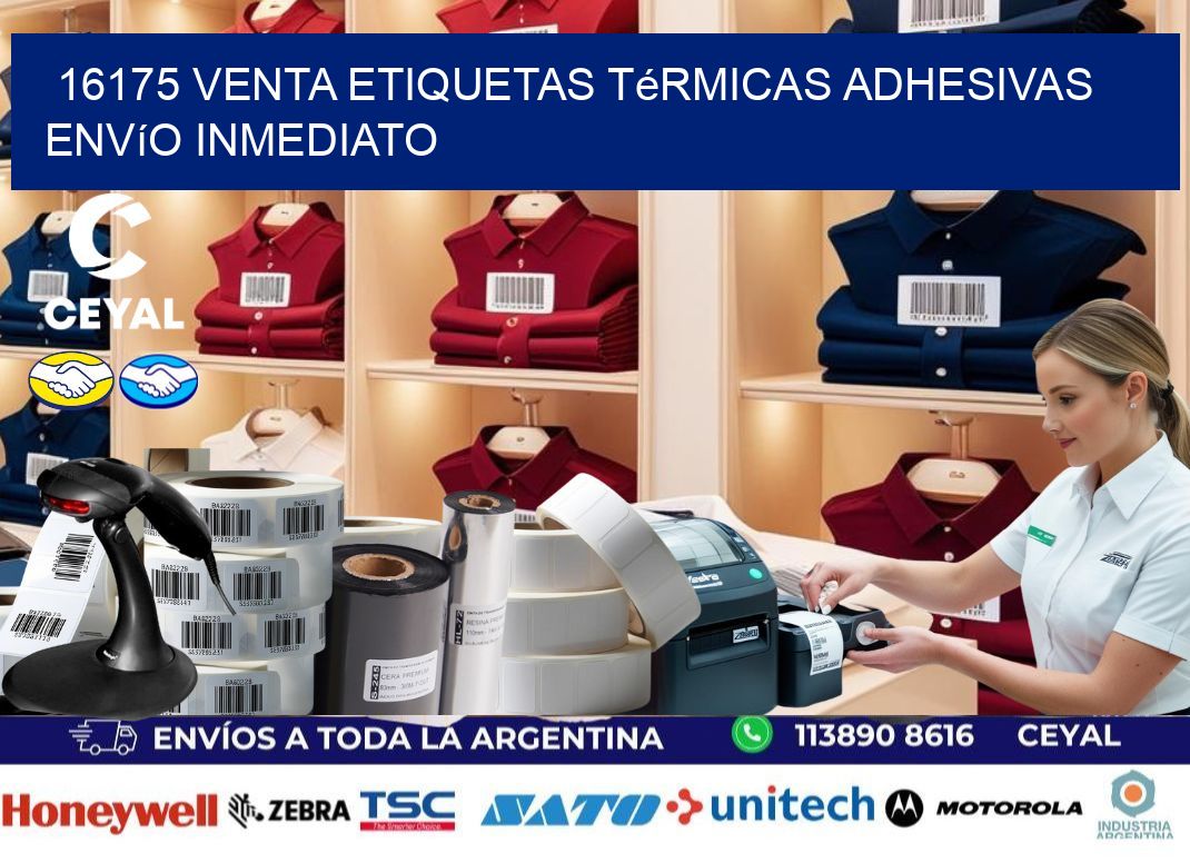 16175 venta etiquetas térmicas adhesivas envío inmediato