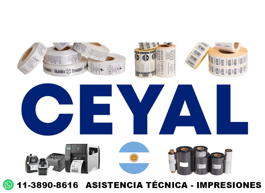 26285 etiquetas térmicas para impresora zd500 alta durabilidad
