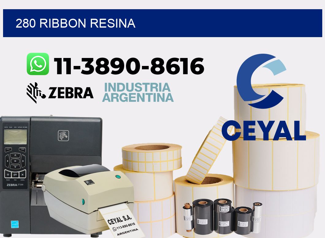 280 ribbon resina