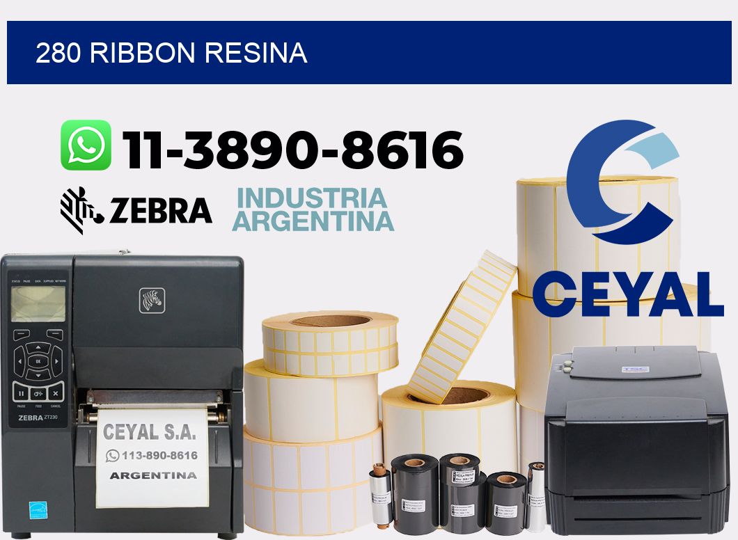 280 ribbon resina