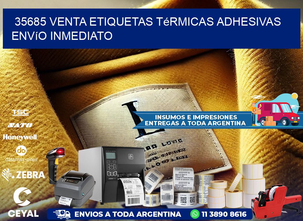 35685 venta etiquetas térmicas adhesivas envío inmediato