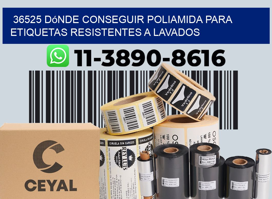 36525 dónde conseguir poliamida para etiquetas resistentes a lavados