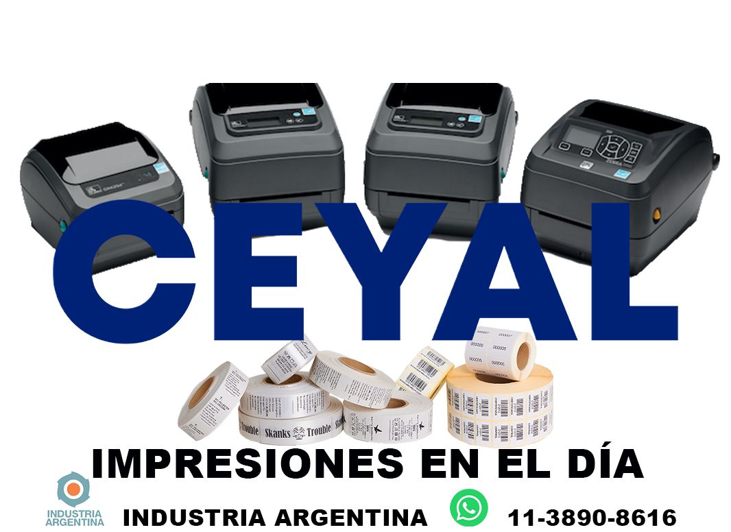 39250 etiquetas con ribbon mixto