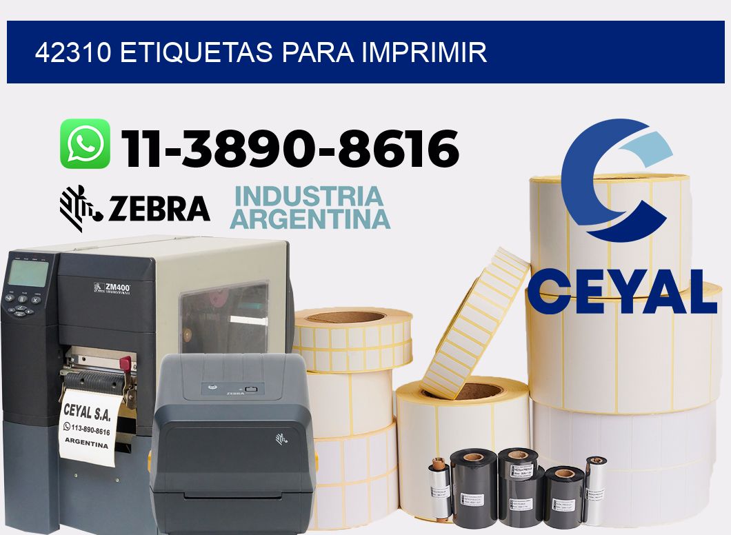 42310 etiquetas para imprimir