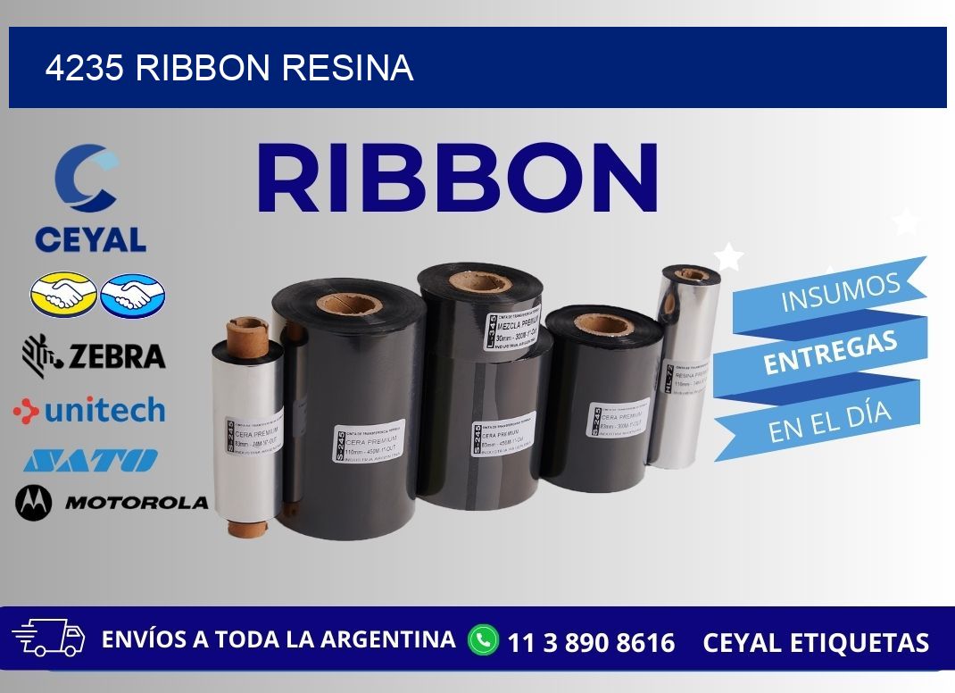 4235 ribbon resina