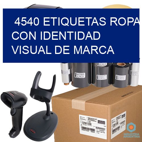 4540 Etiquetas ropa con identidad visual de marca