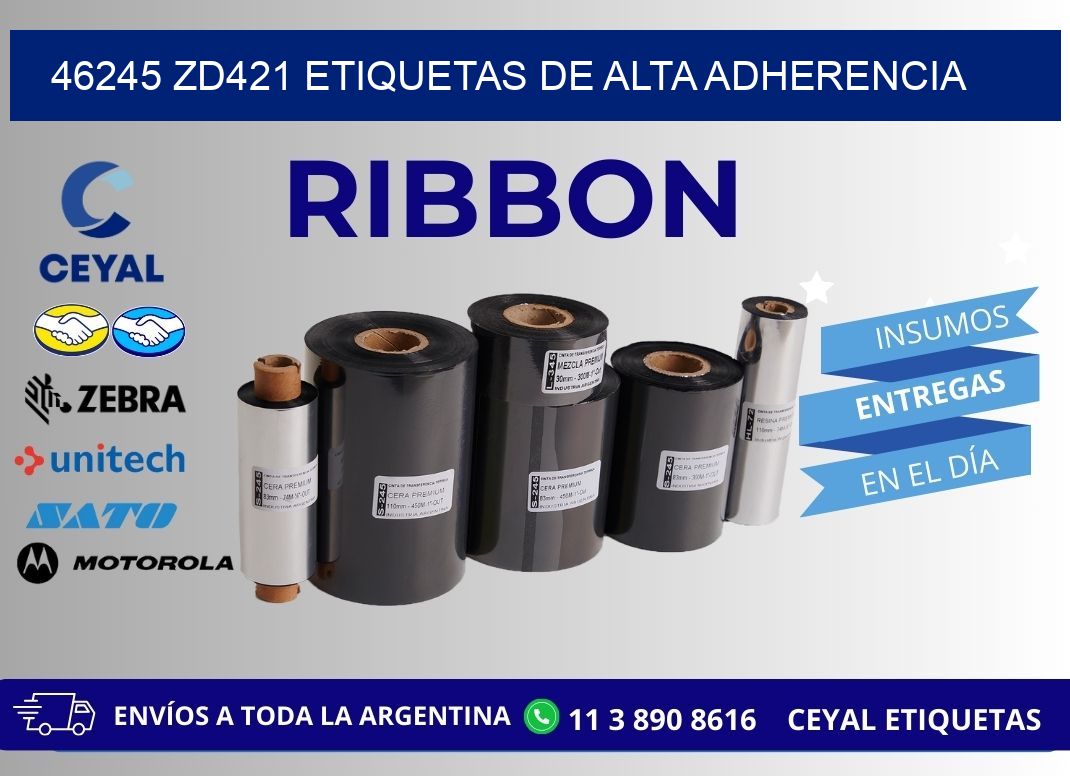 46245 zd421 etiquetas de alta adherencia