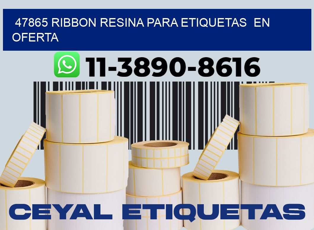 47865 ribbon resina para etiquetas  en oferta