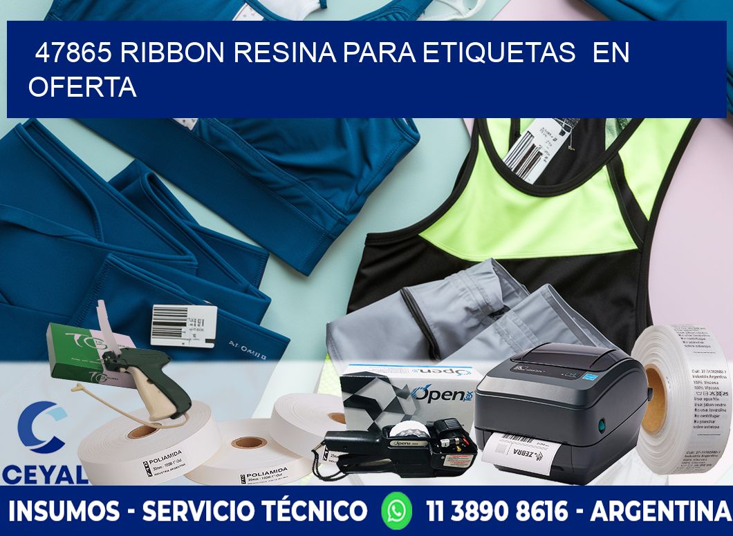 47865 ribbon resina para etiquetas  en oferta
