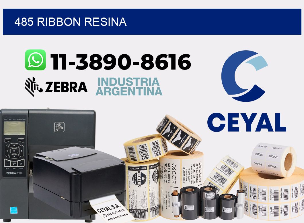 485 ribbon resina