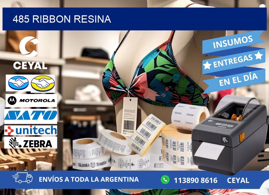 485 ribbon resina