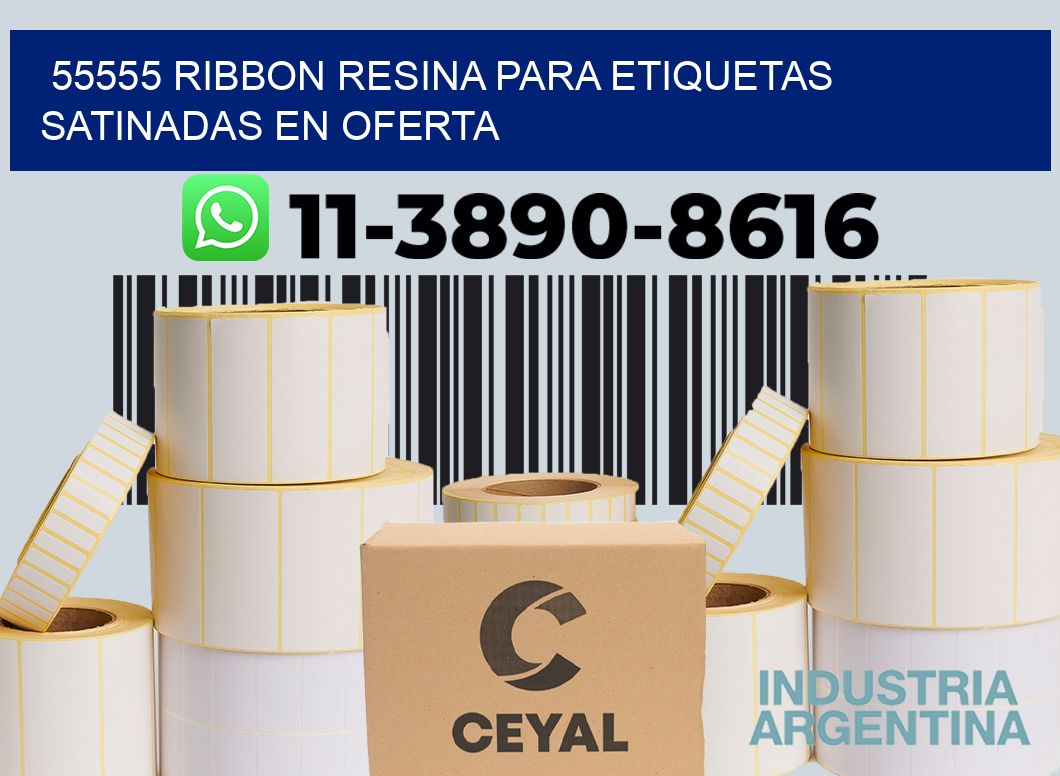 55555 ribbon resina para etiquetas satinadas en oferta