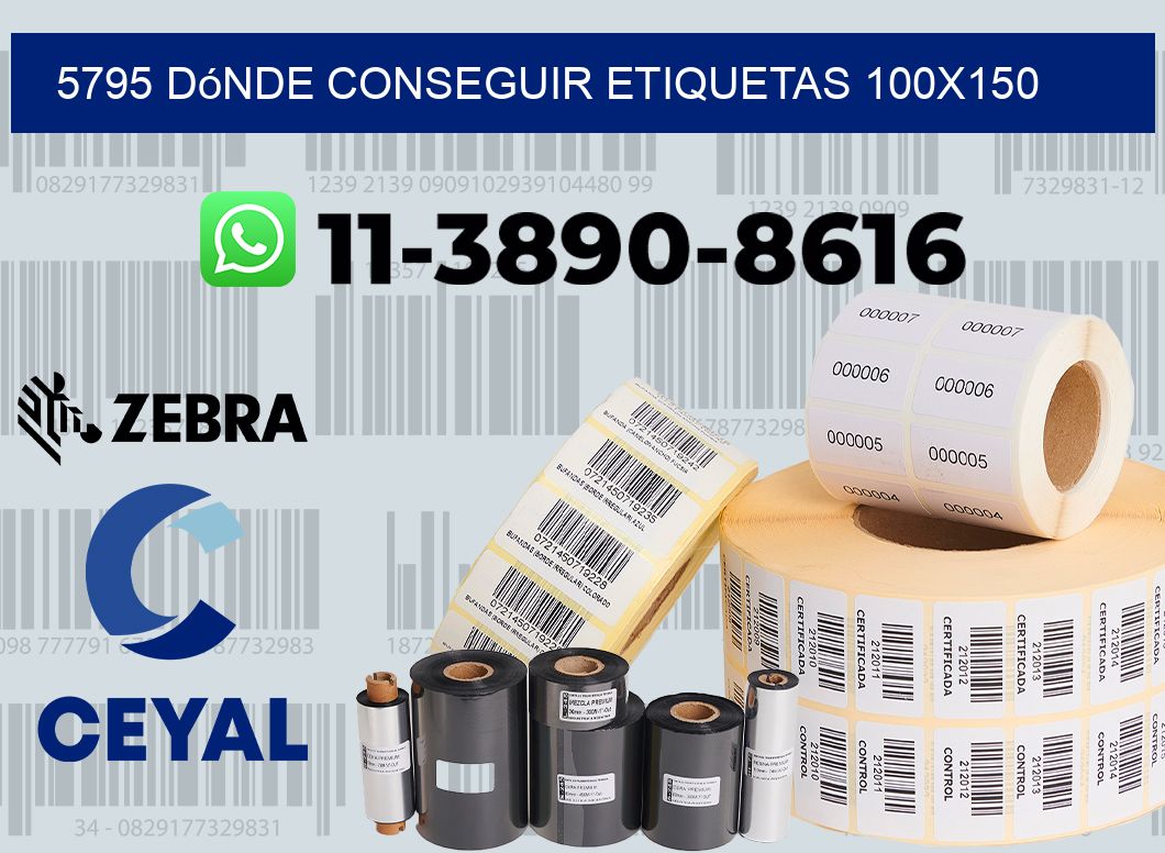 5795 dónde conseguir etiquetas 100x150