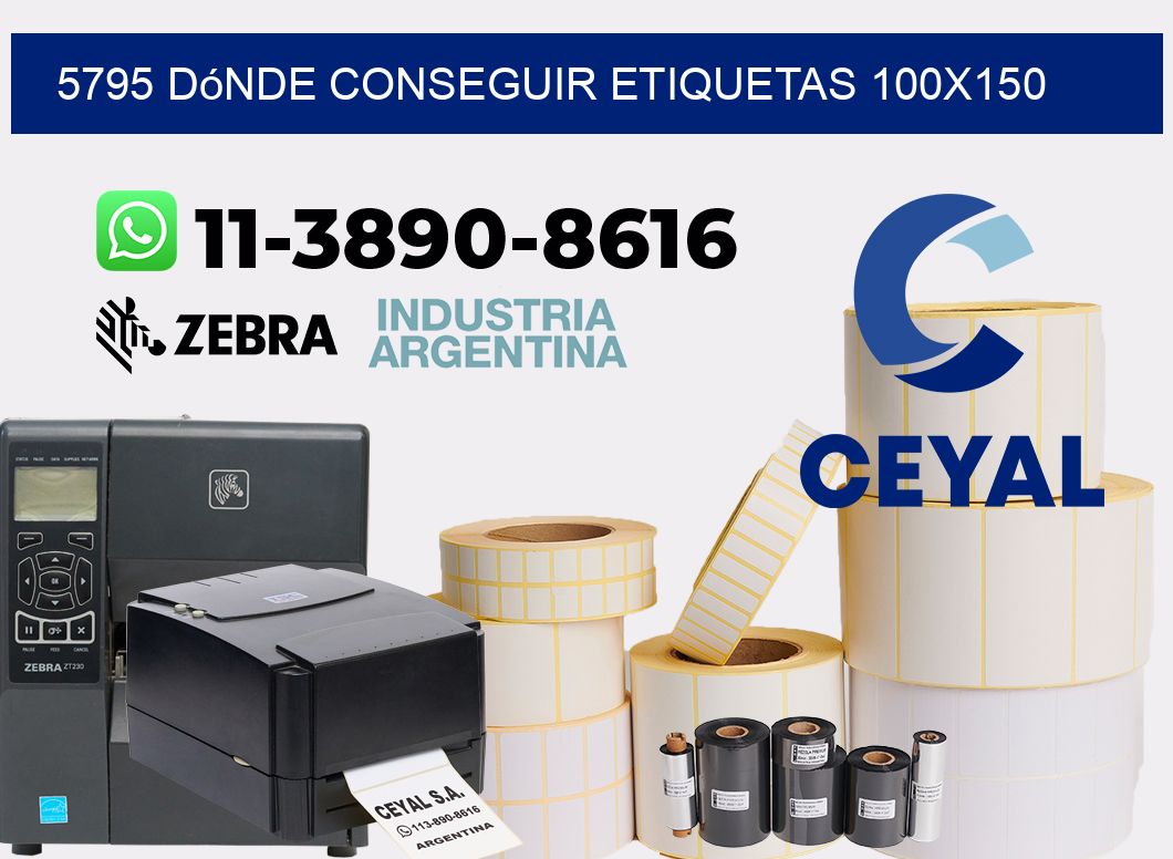 5795 dónde conseguir etiquetas 100x150