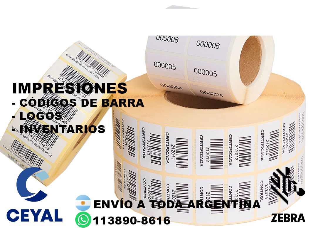 58855 etiquetas adhesivas para deliverys