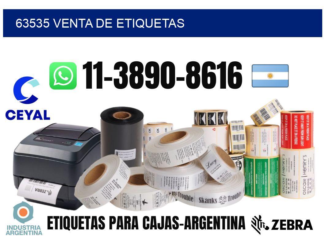 63535 venta de etiquetas
