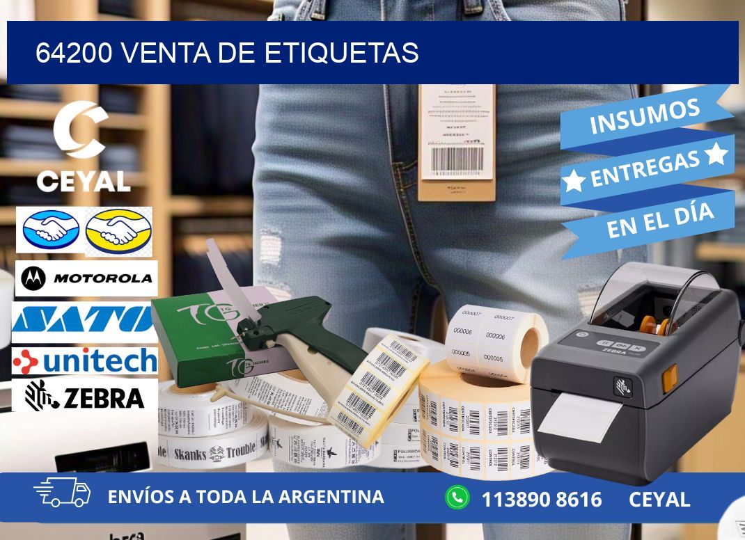 64200 venta de etiquetas