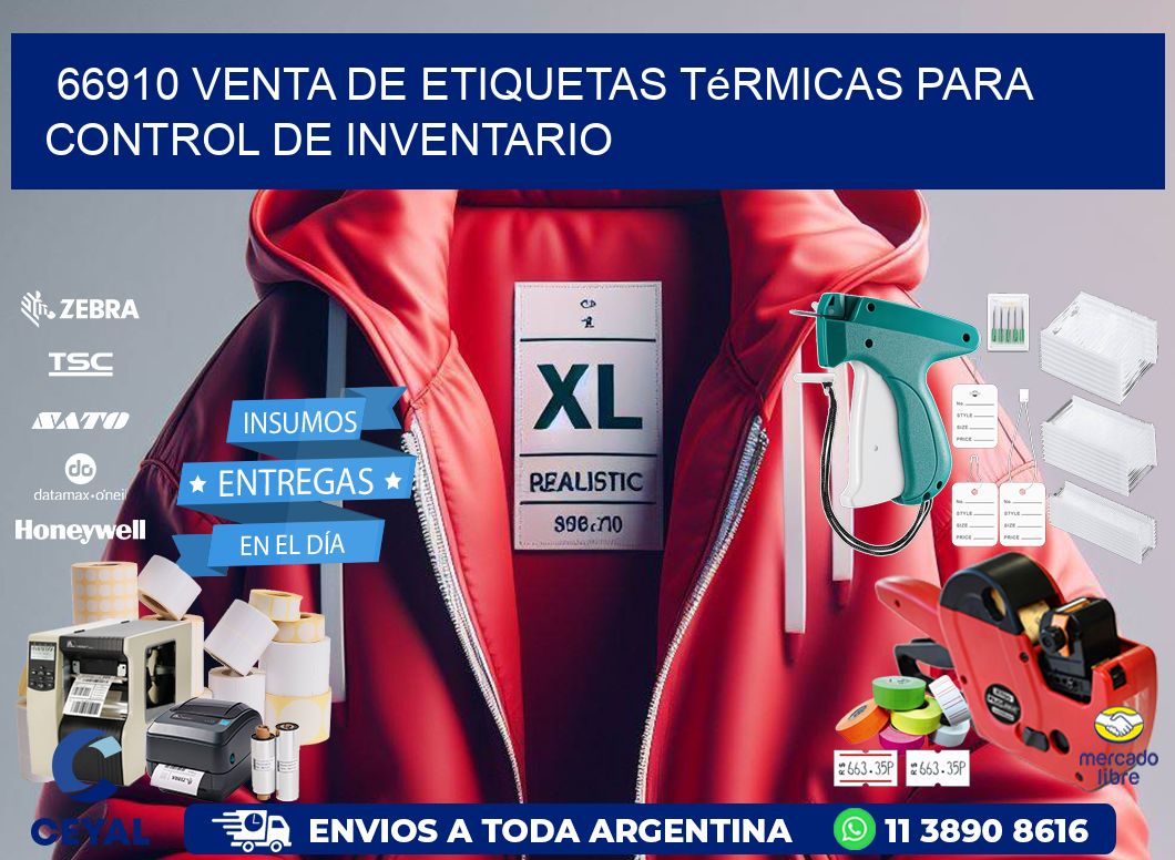 66910 venta de etiquetas térmicas para control de inventario