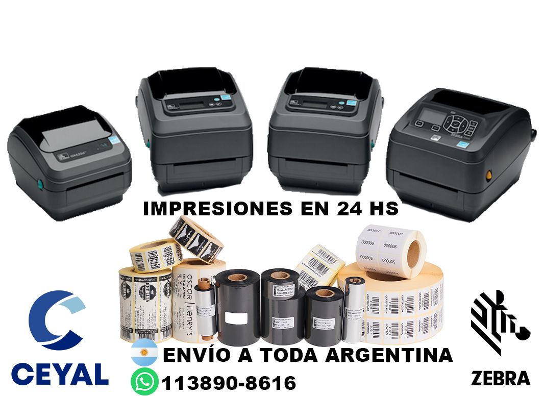 68105 etiquetas durables con ribbon