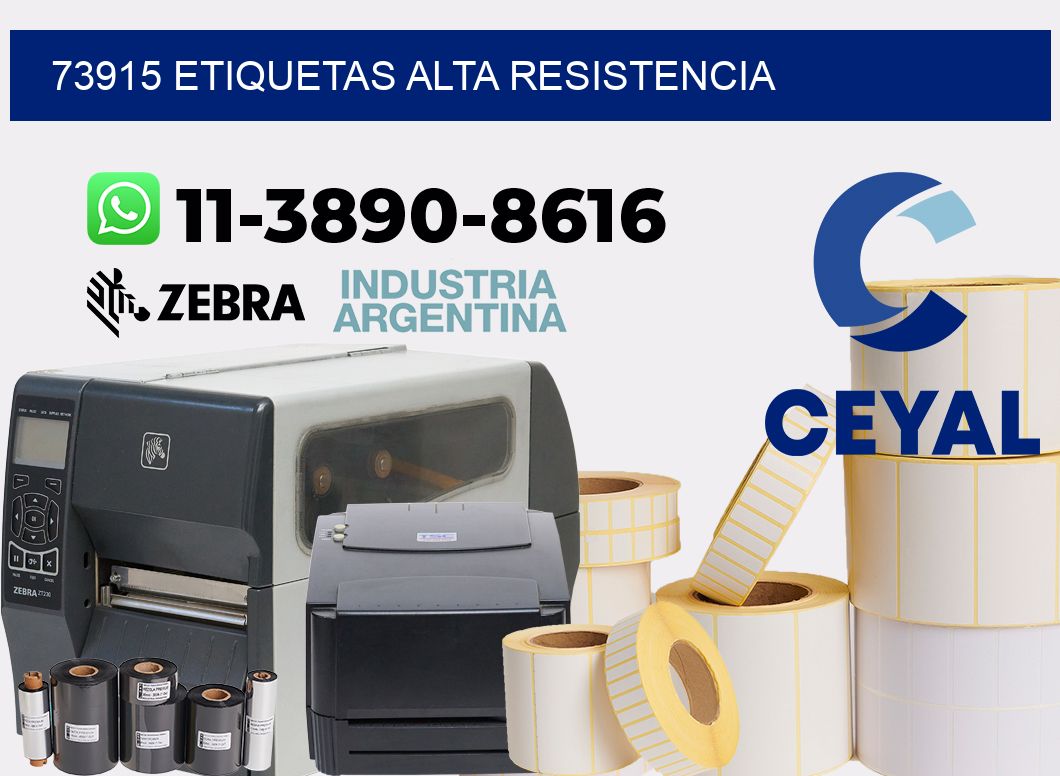 73915 etiquetas alta resistencia