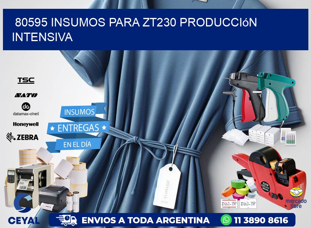 80595 insumos para zt230 producción intensiva