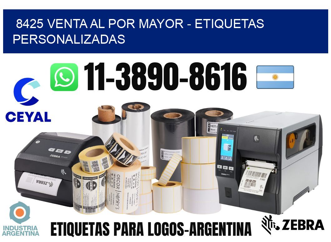 8425 Venta al Por Mayor - Etiquetas Personalizadas