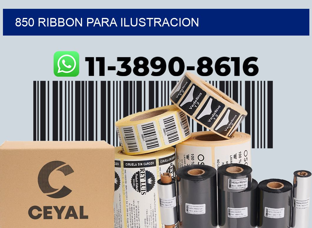 850 ribbon para ilustracion