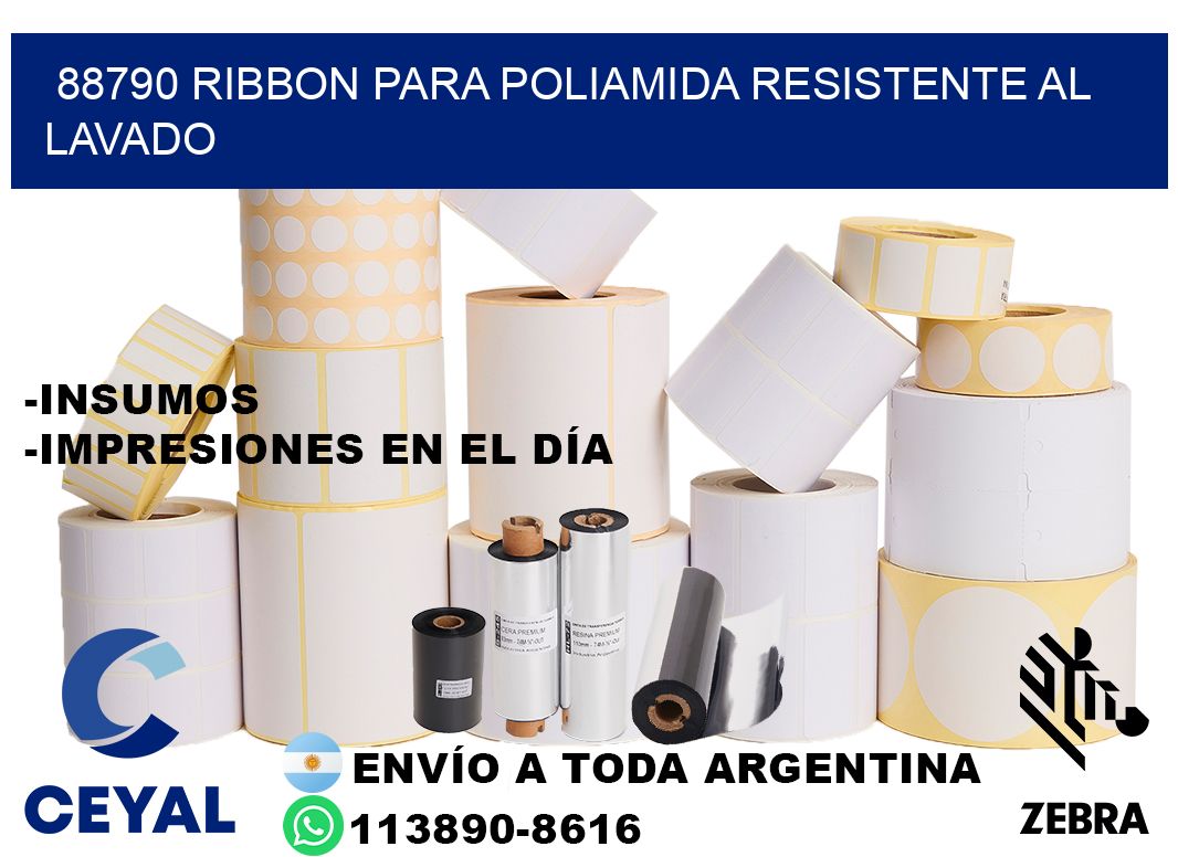 88790 ribbon para poliamida resistente al lavado
