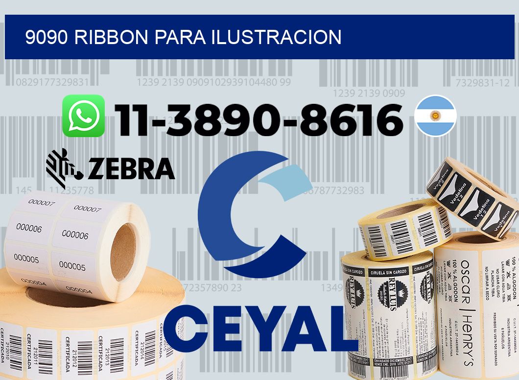 9090 ribbon para ilustracion