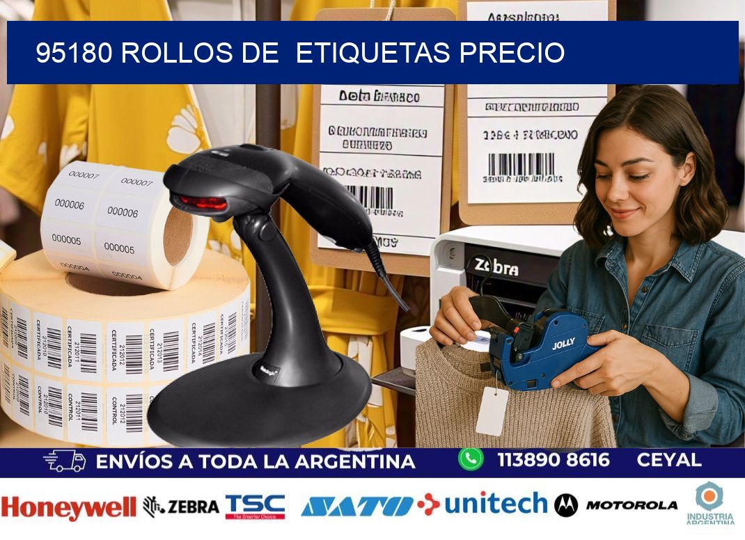 95180 rollos de etiquetas precio