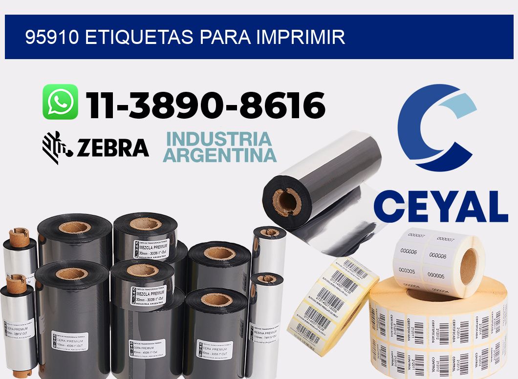 95910 etiquetas para imprimir