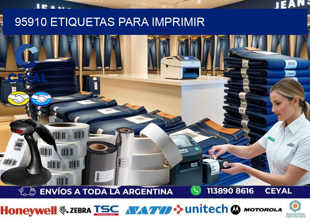 95910 etiquetas para imprimir