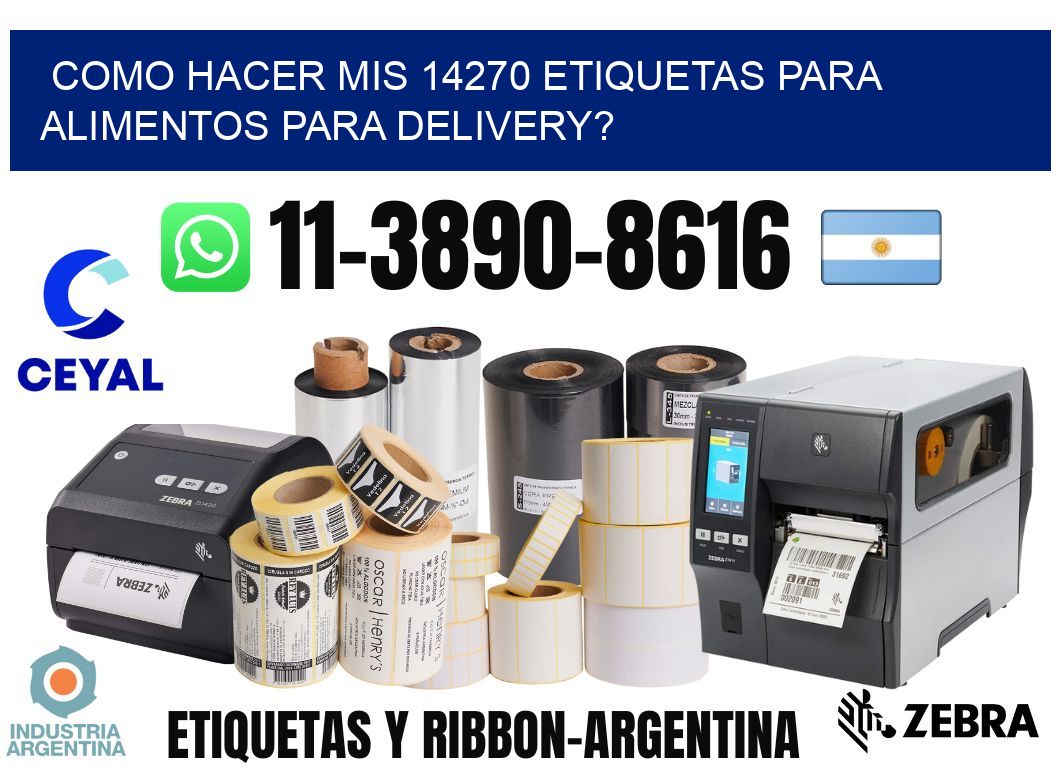 como hacer mis 14270 etiquetas para alimentos para delivery?