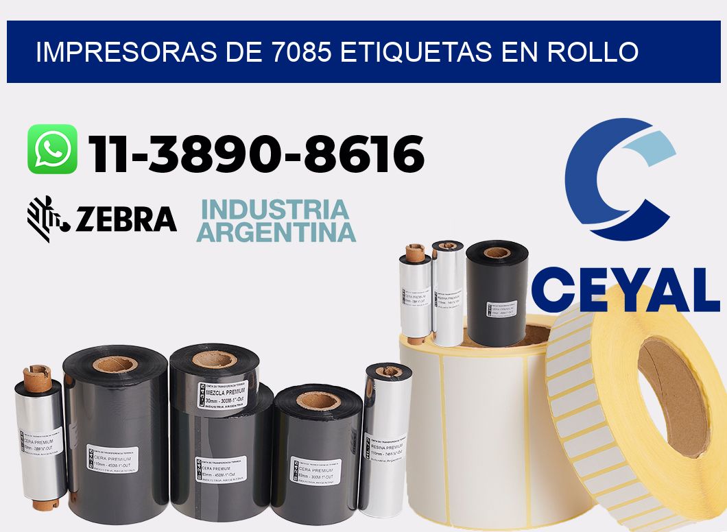 impresoras de 7085 etiquetas en rollo