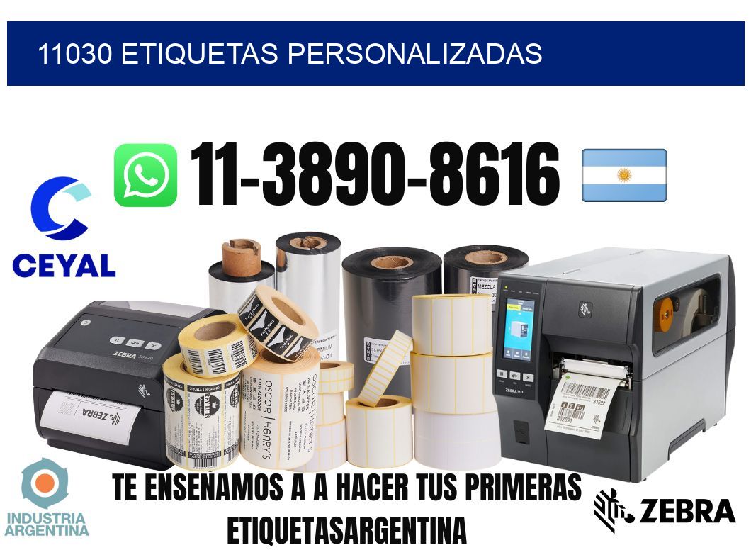11030 etiquetas personalizadas