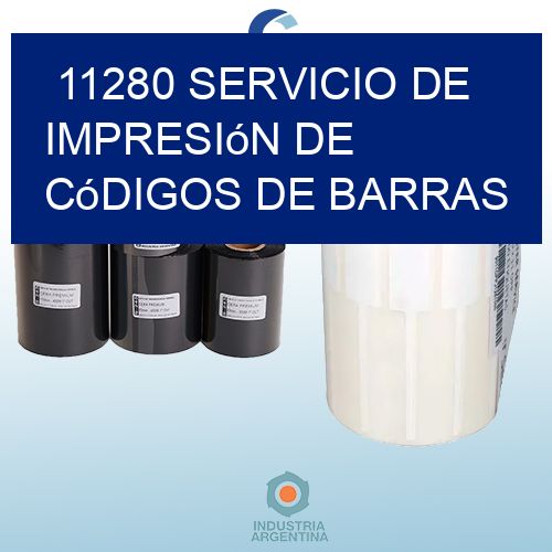 11280 Servicio de impresión de códigos de barras