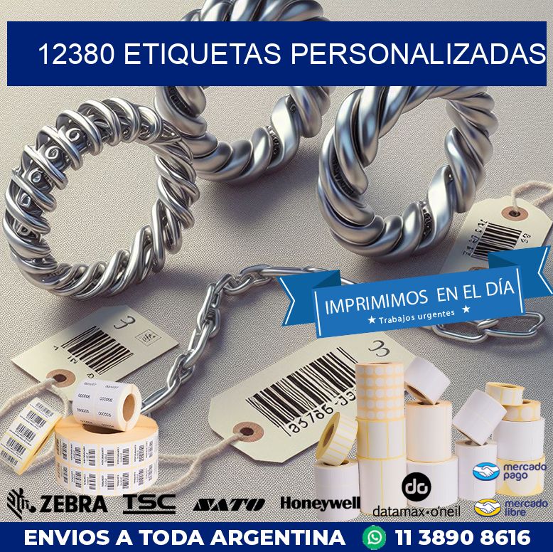 12380 etiquetas personalizadas