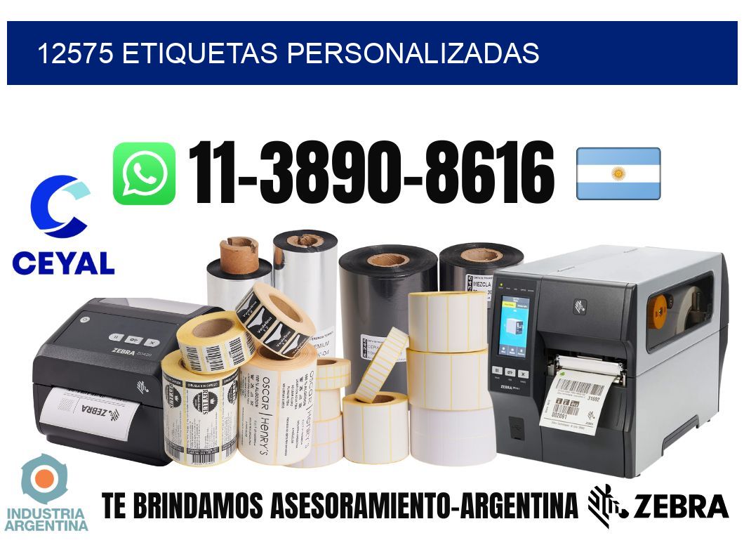 12575 etiquetas personalizadas