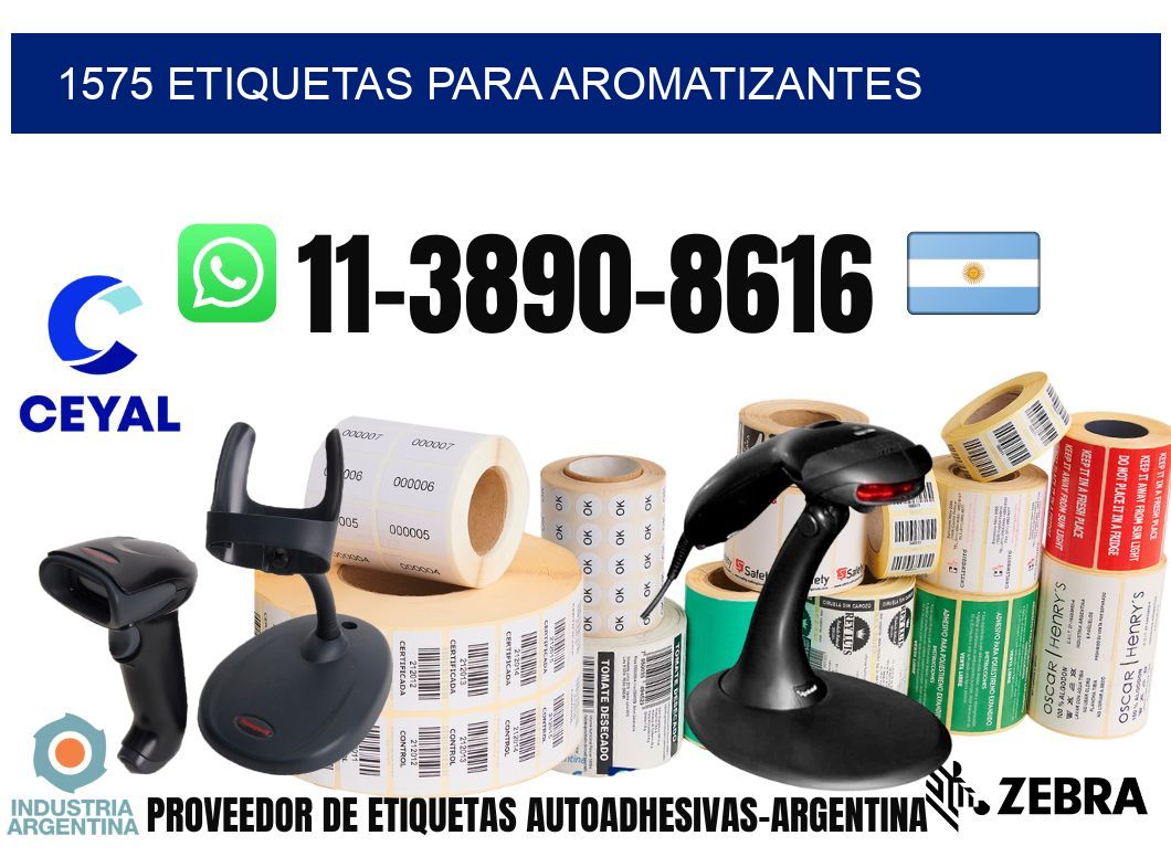 1575 Etiquetas para aromatizantes